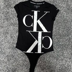 Calvin Klein women’s black bodysuit size s